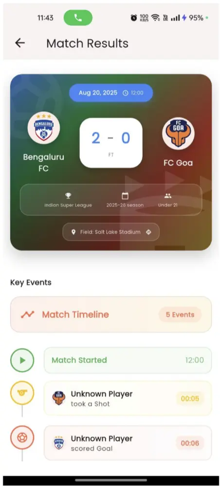 Playlig App Screen
